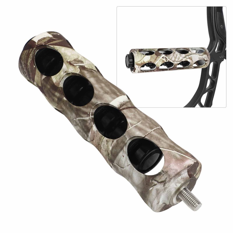 Archery Bow Stabilizer 6 Inch Aluminum Alloy Rubber Damper Vibration