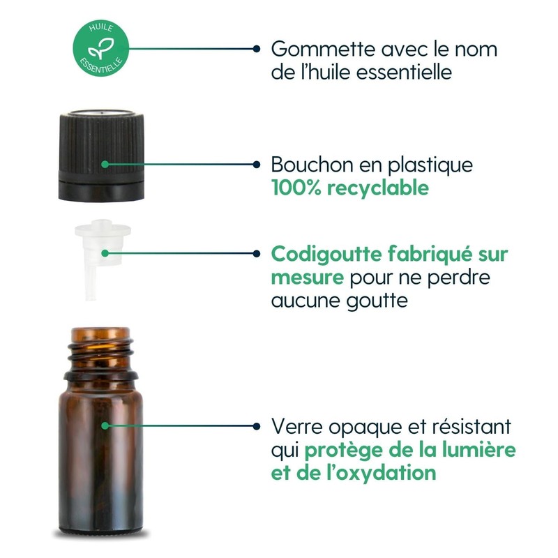 CAMOMILLA ROMANA BIO - 5mL - Olio Essenziale di Qualità