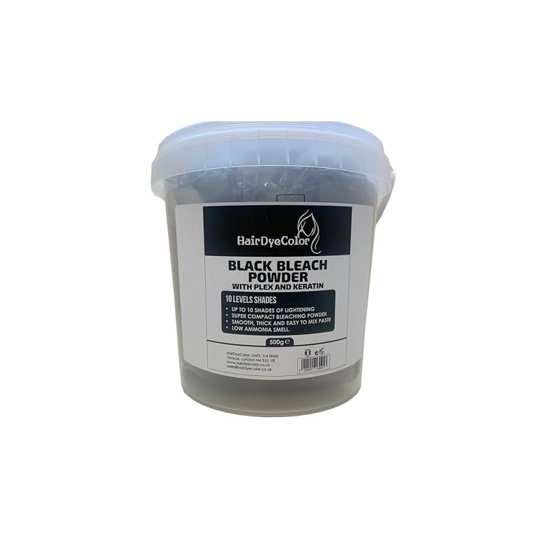 Black Hair Bleach Powder 10 Levels 500g