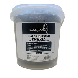 Black Hair Bleach Powder 10 Levels 500g