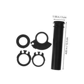 Zerodeko Motorcycle Throttle Core Assembly Ergonomic Handlebar Design with Vibration Feature Breathable Rings for Easy Installation Various Motorbike Models