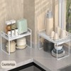 FAMKIT Cabinet Shelf Organizer Shelf, 13.8-25.6in L Adjustable Kitchen Counter