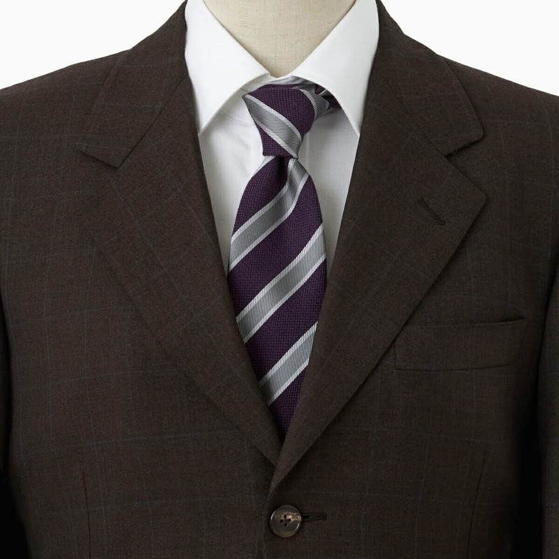 Ojier Men's Necktie, Wool Tie, Wool, Silk, Silk Blend, Made