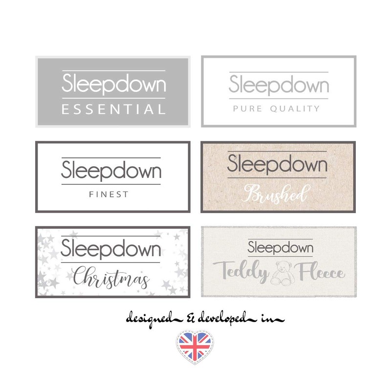 Sleepdown Spannbetttuch, 100% gebürstete Baumwolle, Feinbiber, luxuriös, weich, gemütlich, 25