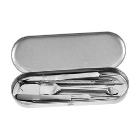 Minkissy Compact Blackhead Tool Kit Facial Scrubber Blackhead and Pimple Extractor Comedone Removal Tools Pore Cleansing Skin Care