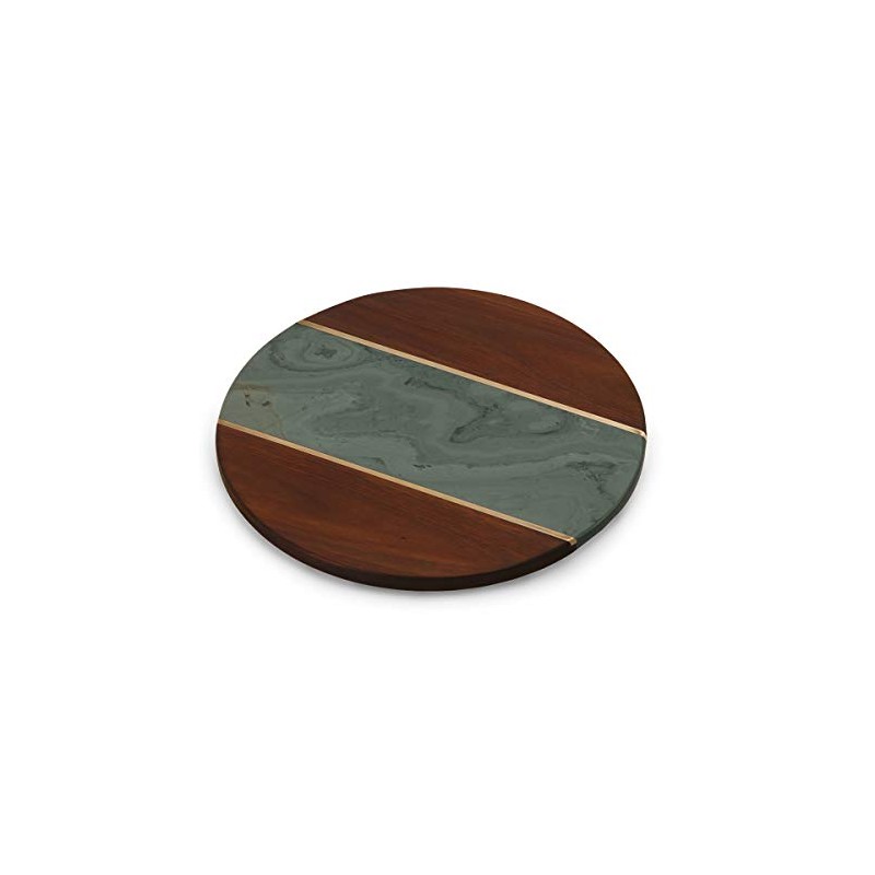 Lazy Susan with Marble & Acacia Wood Base by Picnic