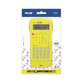 MILAN® Blister Pack Scientific Calculator M228 Series Acid Yellow MILAN