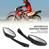 2PCS Motorcycle Rearview Mirror Clear Vision Wide Angle Shockproof Handlebar