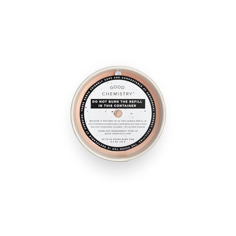 Good Chemistry Coconut + Chill Biodegradable Candle Refill