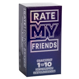RATE MY FRIENDS Party Game - The Hilarious Adult Card Game - On a Scale of 1 to 10, How Would YOU Rate Your Friends? Perfect for College Student, Family, Fun Parties & Board Game Night with your Group