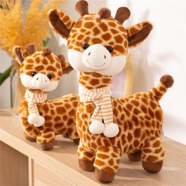 Plush Toys Giraffe Cuddly Toy Giraffe Cute Cuddly Toy Soft Giraffe Toy Doll Birthday Gift (28 cm)