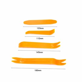 CLABMROEC 4Pcs Plastic Pry Tools,Car Trim Removal Pry Kit for Auto Car Door Audio Panel Trim Removal Dashboard Removal,Car Upholstery Repair Kit