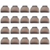 20 Pcs Real Ultra Thin HD Black Nylon Wig Caps