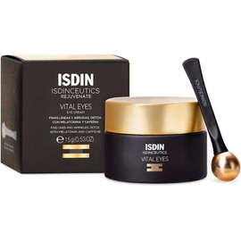 👁️ ISDIN Isdinceutics Vital Eyes – Crema Antiarrugas para el Contorno de Ojos 15ml | Con Melatonina, Cafeína y Efecto Descongestionante ❄️