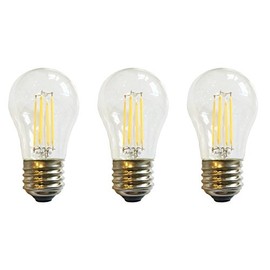 Anyray (3-Pack LED Filament A15 (40-Watts Equivalent) Appliance Freezer Refrigerator Light Bulb E26