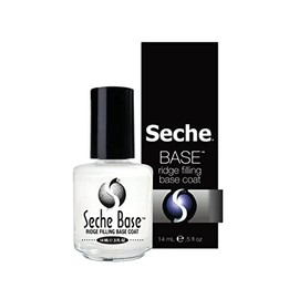 Seche Clear Base Coat Nail Polish - Ridge Filling Base Coat for Manicure & Pedicure, 0.5 fl oz