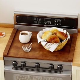 HAIDAIYA Noodle Board Stove Cover, Stove Top Covers for Electric 30"L X 22"W, Stove Top Covers for Gas Burners, Sink Cover for Counter Space, Durable Easy Clean Countertop, Farmhouse Decor Tray