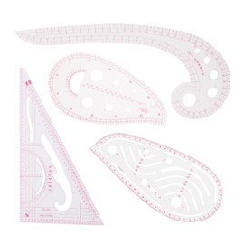 4 Styles Cutter Ruler, Curve Ruler, Sewing Gauge, Sewing Gauge, Sewing Accessories Ruler, Cutter Ruler, Clothing Ruler, Sewing Ruler, French Metric Ruler Set