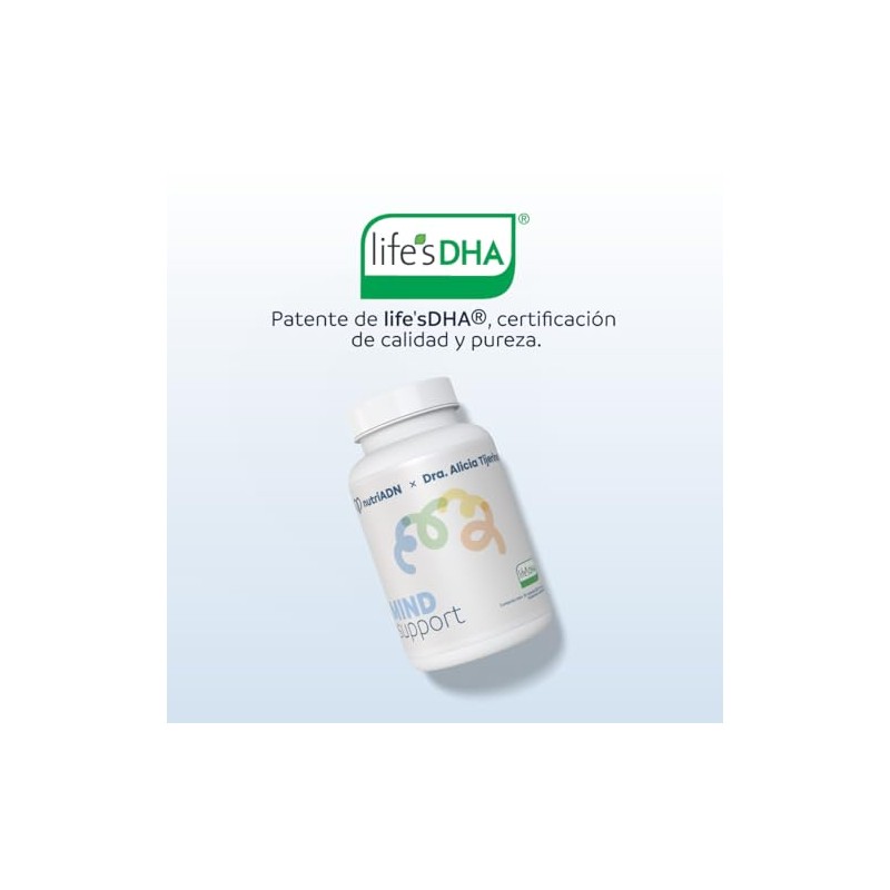 Nutriadn Mind Support Suplemento Alimenticio Omega Vegano Dha 300 Fosfatidilserina