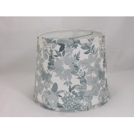 Albert Estate LTD, Sky Blue Floral Lamp Shade, Hardback, Washer Fitter (16)