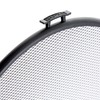 UniFlame Black 4-Fold 25-Inch Fireplace Screen