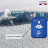 Parking Disc Blue with Ice Scraper for Windscreen Car Tyre