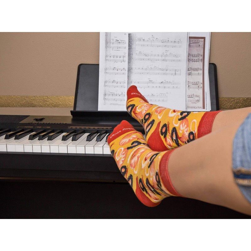 Rainbow Socks - Women Men Pizza Socks Box - Seafood