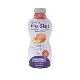 Pro-Stat Pro-Stat Concentrated Liquid Protein Medical Food - Peach Flavor with Fiber, 30 Fl Oz Bottle