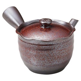 Banko Ware 18365 Teapot, Hanakado, For 2 People, Capacity: Approx. 10.1 fl oz (300 ml), No. 1.5, Flame, Made in Japan