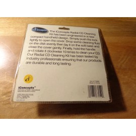iConcepts Radial CD Cleaning Kit By I Concepts Sealed