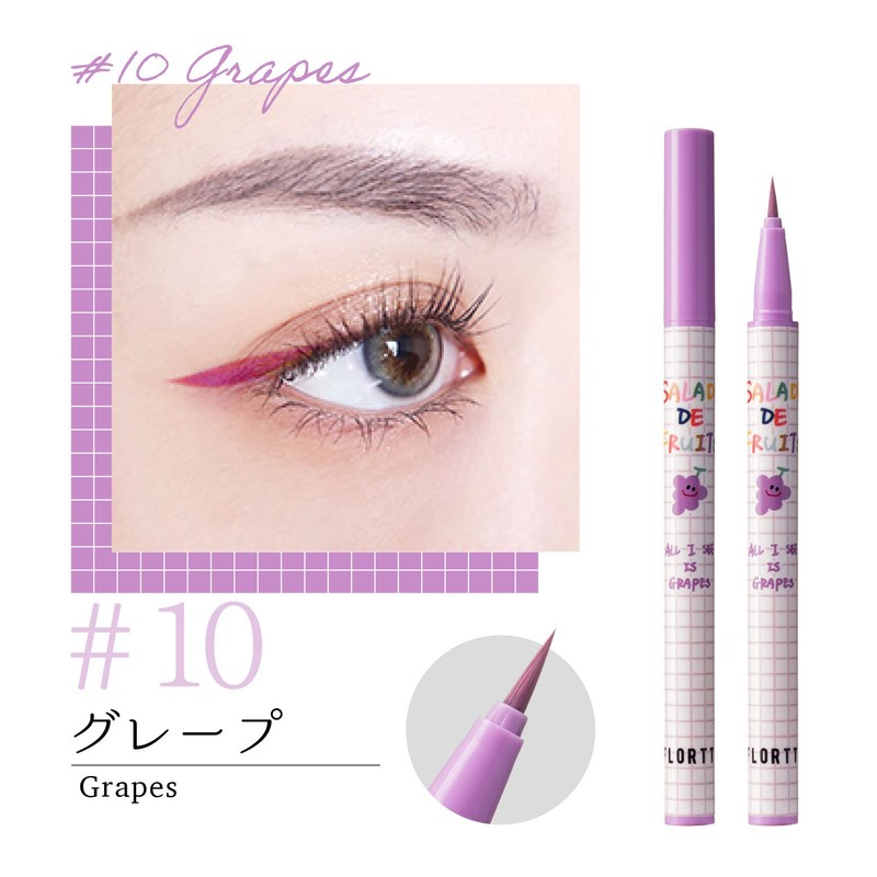 Floret 10 Color Liquid Eyeliner WP