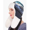 Team Snowflake Winter Trapper Hat for Women - Fun Ushanka