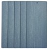 DALIX Arctic Blue Vertical Blind Texture Slats Window Size 70.5