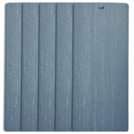DALIX Arctic Blue Vertical Blind Texture Slats Window Size 70.5 Qty 5 Pack