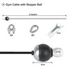 Gym Machine Used Cable Replacement - Adjustable 200cm Solid Steel