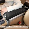 ramuel Compatible with Center Console Armrest Cover Pad PU Leather