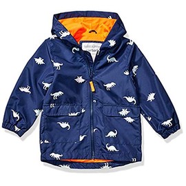 Carter's Baby Girl's Little Boys' Favorite Rainslicker Rain Jacket, Color Changing Dinosaur, 5 Years