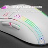 Mars Gaming MMPROW White, Ultra Lightweight Mouse for Ambidextrous, RGB