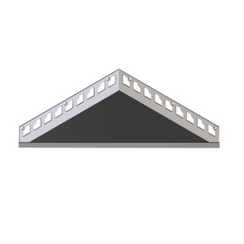 Karl Dahm 1 x Tileable Shower Shelf for Tiling 270 x 270 x 380 mm I Shower Shelf No Drilling I Shower Shelf Stainless Steel I Beautiful Shower Holder I Shower Accessories & Bathroom Accessories No