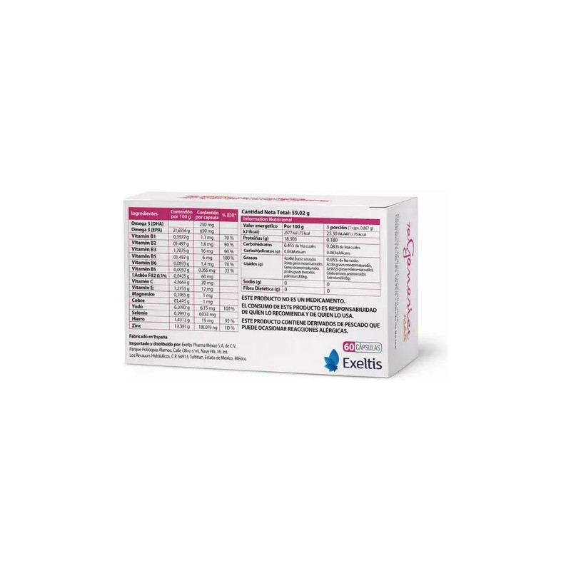 Regenesis Max Omega 3 Con Acido Folico 60 Capsulas