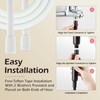 59 Inches Silicone Shower Hoses Replacement, Anti-Kink Designed Handheld Shower