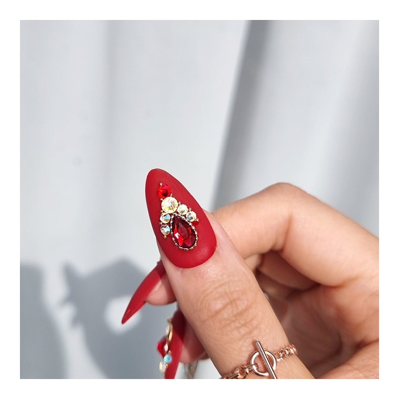 Scarlett Handmade Nail Tips - Square / 스칼렛 수제네일팁 -