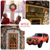Christmas Wreath for Car, Truck or Festival Decoration LED Artificial