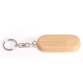 Novelty Wood USB 3.0 Flash Drive 32GB Data Storage Memory Stick USB Stick Pendrive with Wooden Box (Wood)