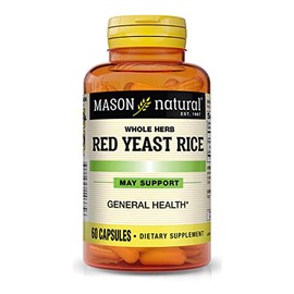 Mason Natural Red Yeast Rice Capsules - 60ct, Pack of 4