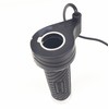 ZUODOOKU Universal 3 Wire Electric Scooter Bike Throttle Grip Black