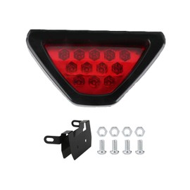 HTharros Back Fog F1 Tail Lamp, Stop Lamp, Brake Lamp, Rear LED, 12 V, General Purpose, Steady On, Flashing, Switching, Tail Light, Red
