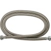 GE WX14X10005 Polymer Coated Braided Washer Hoses. 4-Feet. 2-Pack ,