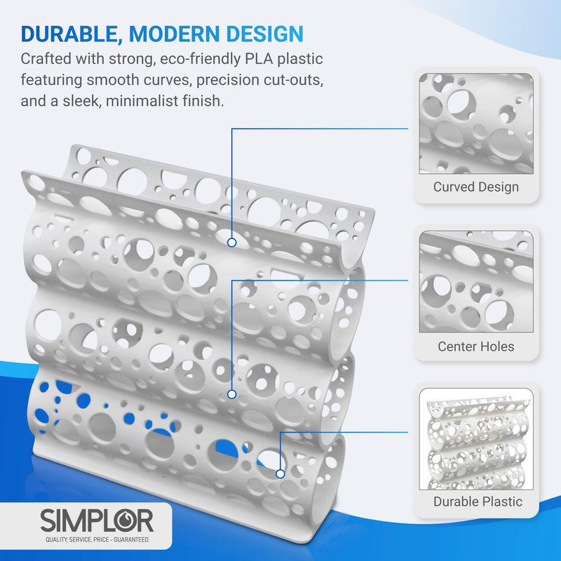 SIMPLOR CO2 Canister Cylinder Stand Rack Organizer Space Saver for