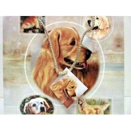 Ruth Maystead Golden Retriever Gift Bag Set of 10 Large & 10 Small Bags (Total 20 Gift Bags)